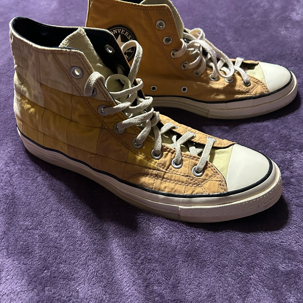 Converse Men's High-Top Sneakers - Yellow